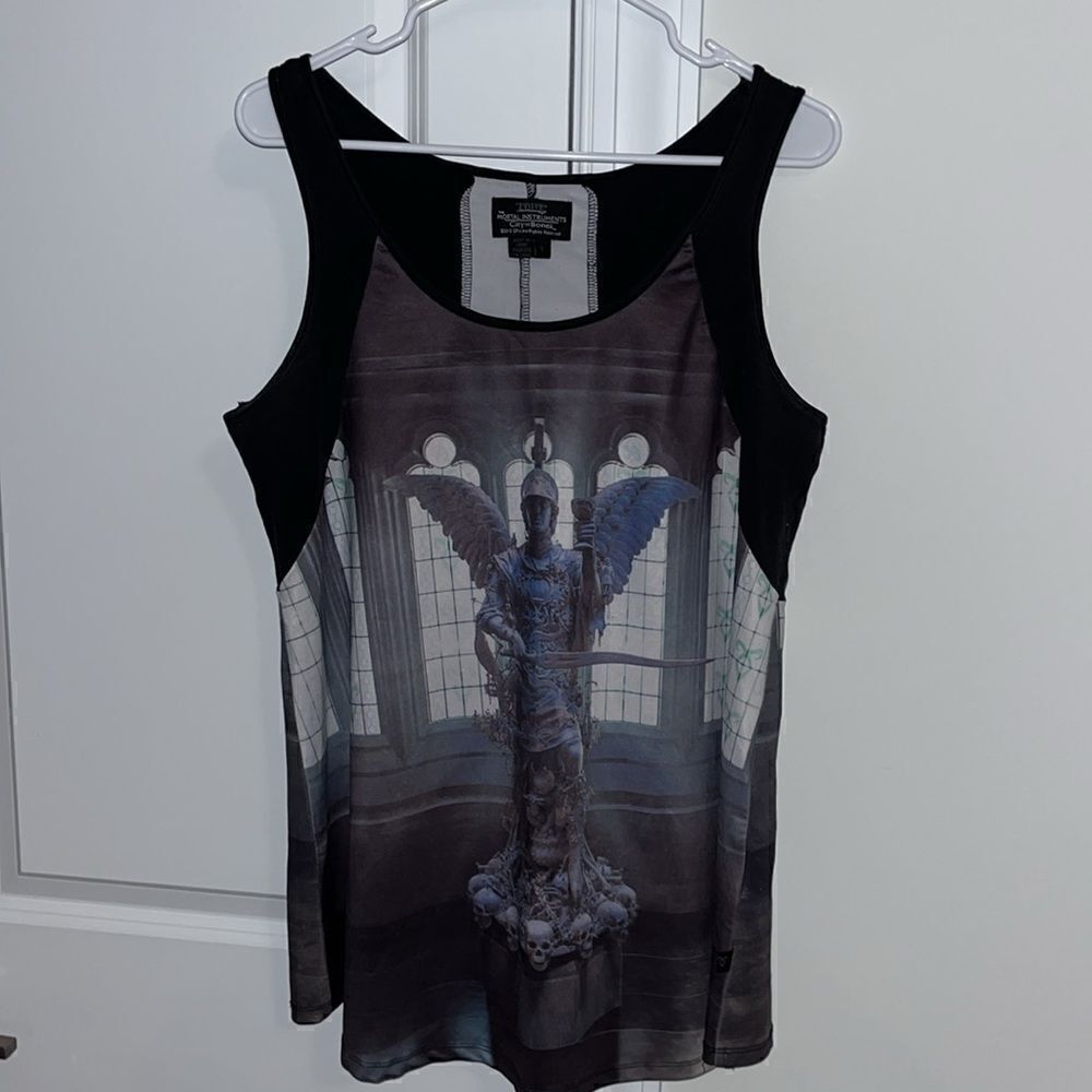 The Mortal instruments City of Bones Rare work out tank Sleeveless tank T shirt
